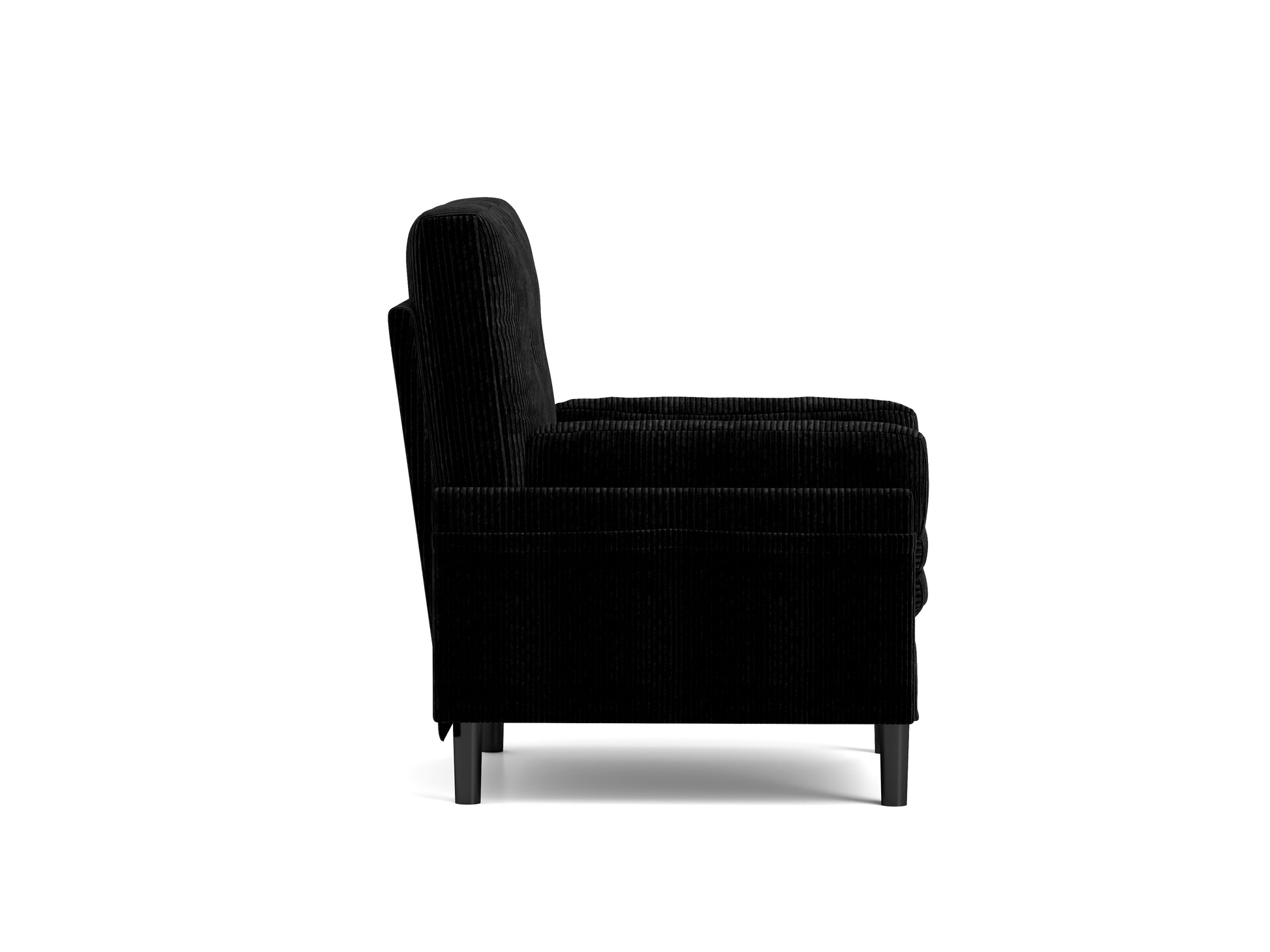 Black Multi Functional Adjustable Sofa, Convertible Lounge Chair And Guest Bed Black Velvet Metal Primary Living Space Medium Soft Loose Back Pillow Top Arms Foam Fabric Metal 1 Seat