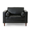 Club Chair Black Pu