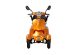 Fastest Mobility Scooter With Four Wheels For Adults & Seniors Orange Abs Pc