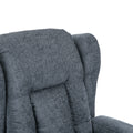 Massage Recliner Charcoal Fabric