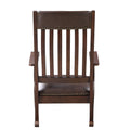 Brown And Walnut Rocking Chair With Trim Solid Walnut Brown Primary Living Space Foam Rustic Rocking Chairs Rubberwood Slat Back Wood Fabric