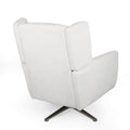 Swivel Chair Ivory Fabric