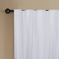 Newport Unlined Window Curtains For Bedroom, Linen Curtains For Living Room, 84 Inches Long Curtains For Living Room, Soft White Soft White Linen