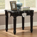 Black End Table With Turned Legs - Black Primary