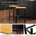 K&K Solid Wood Bar Stools Not Cheap Iron , 25.6