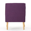 Arm Chair Purple Fabric
