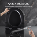 Dual Flush One Piece Toilet 1.1 1.60 Gpf, Water Saving Elongated Comfort Height Floor Mounted, Soft Close Seat, 1000 Gram Map Flushing Score Toilet, Matte Black 24T01 Mb Matte Black Ceramic