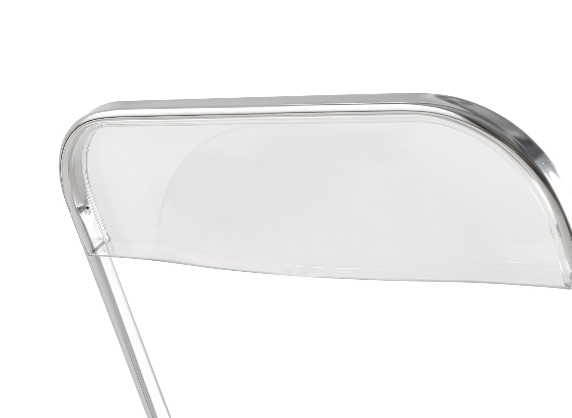 Folding Chair Transparent Chairs Ghost Stackable Crystal Folding Chair Pc Plastic Living Room Seat Chrome Frame And Foldable Acrylic Chair Fo O Clear Clear Pc