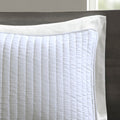 2 Piece Quilt Set White Twin Twin Xl Twin White Cotton