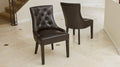 Cheney Dining Chair Kd - Brown Wood