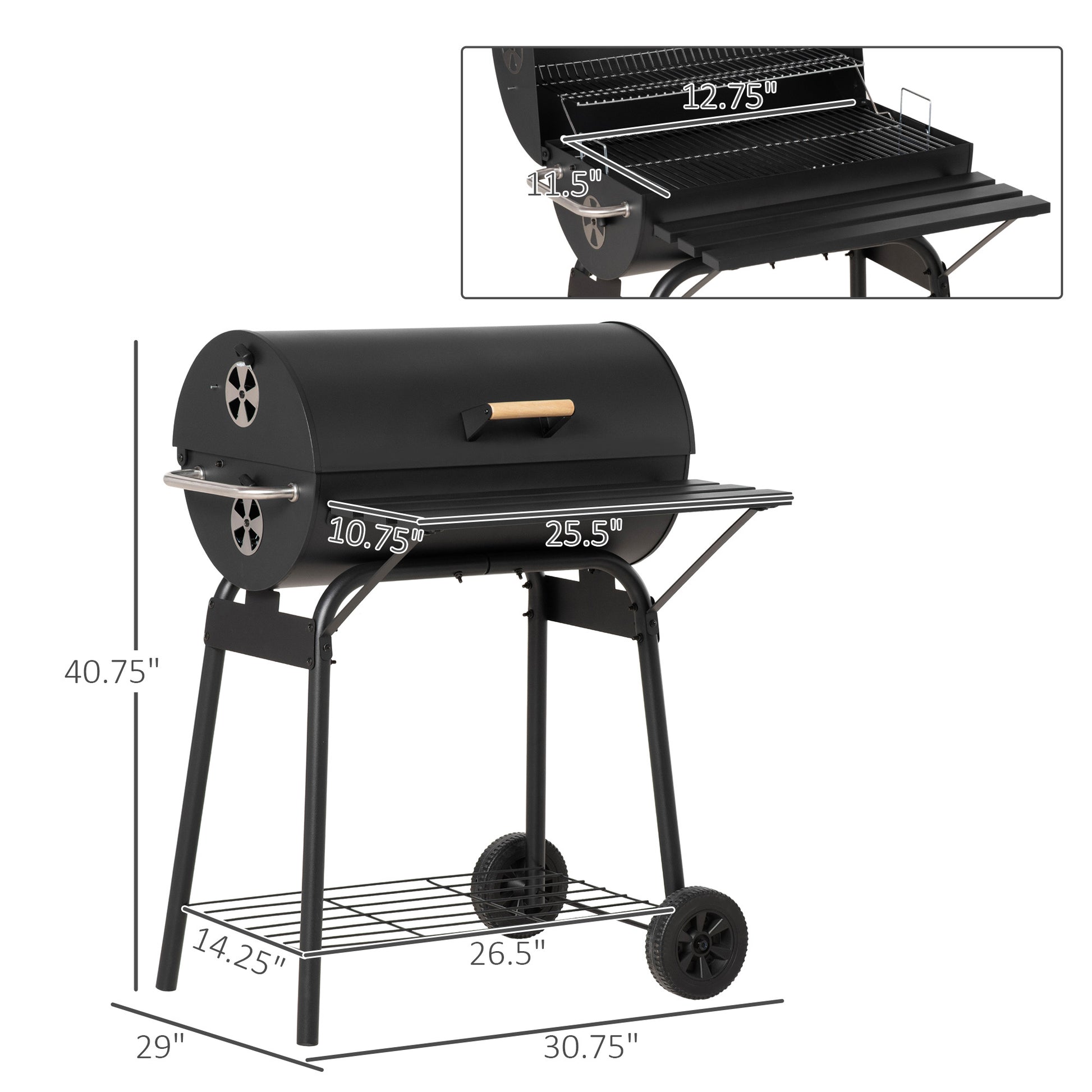 Houtskoolbak voor gasbarbecue - 30 x 45 cm Houtskoolbak voor gasbarbecue - 30 x 45 cm