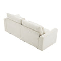 Beige Corduroy Sofa Couch, Deep Seat Couches For Modern Living Room Apartment Office Beige Corduroy 2 Seat