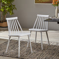 Dining Chair White Polypropylene