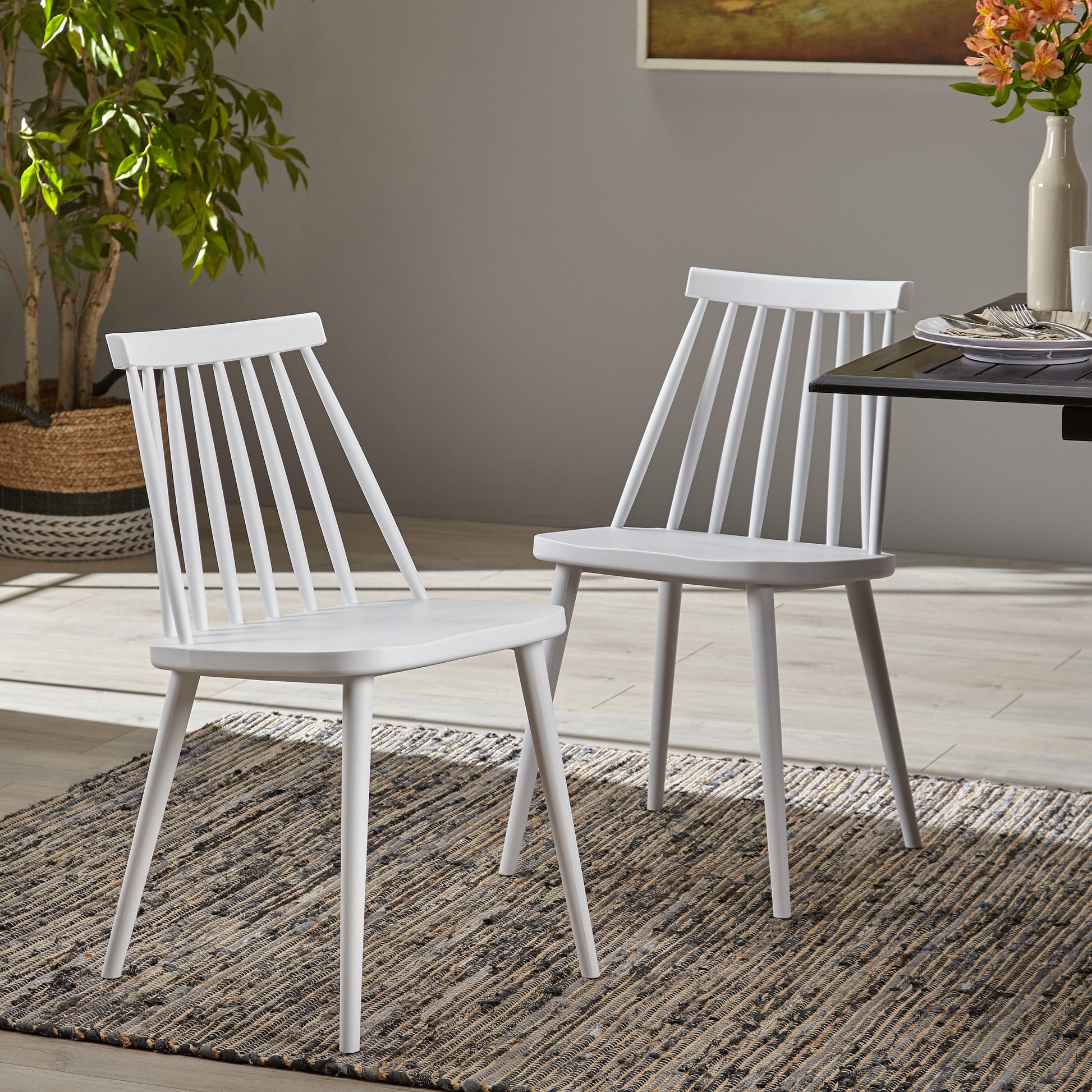 Dining Chair White Polypropylene