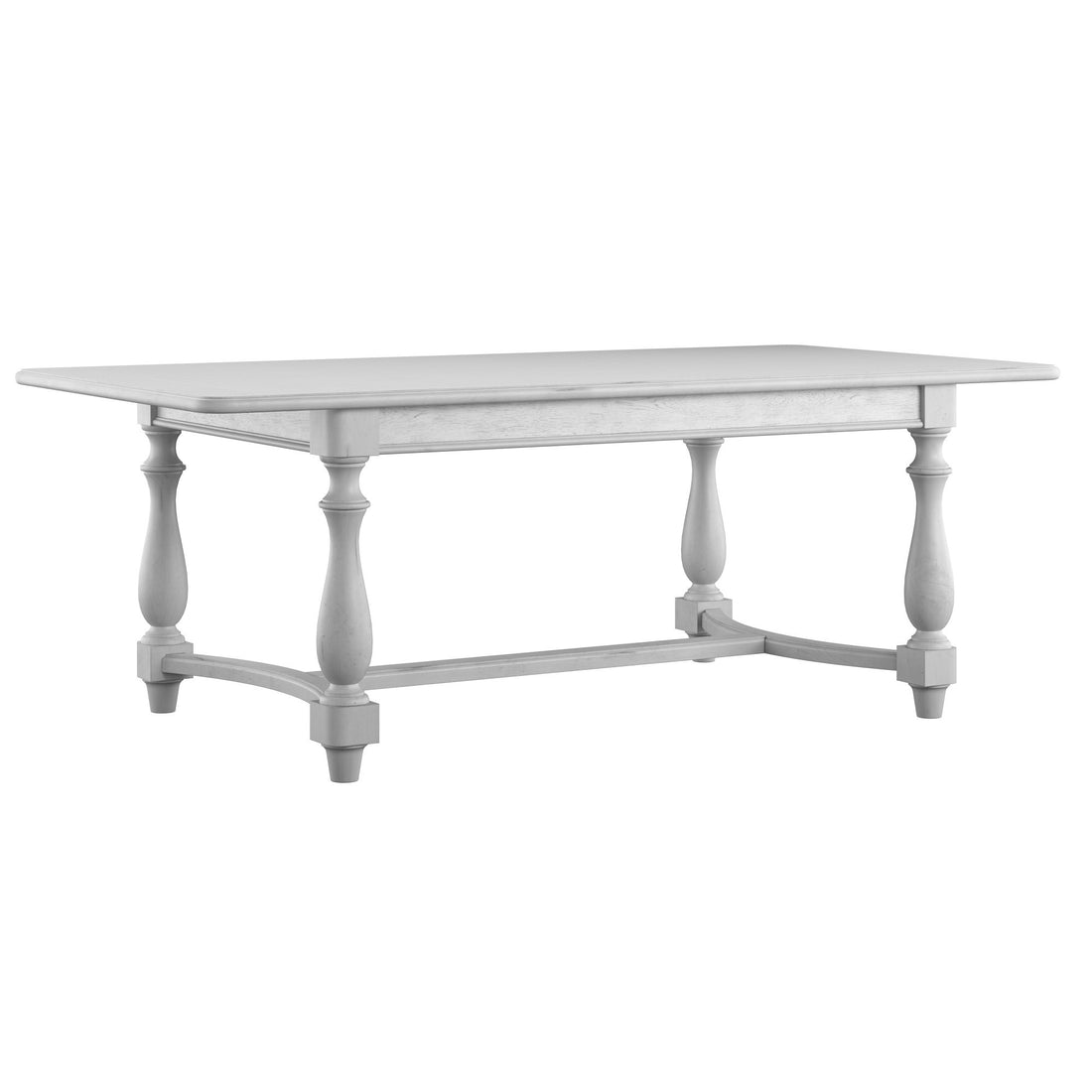 Mariano Gray Dining Table Gray Seats 6 Beach,Contemporary,Mountain Lodge,Transitional Rectangular Solid Wood