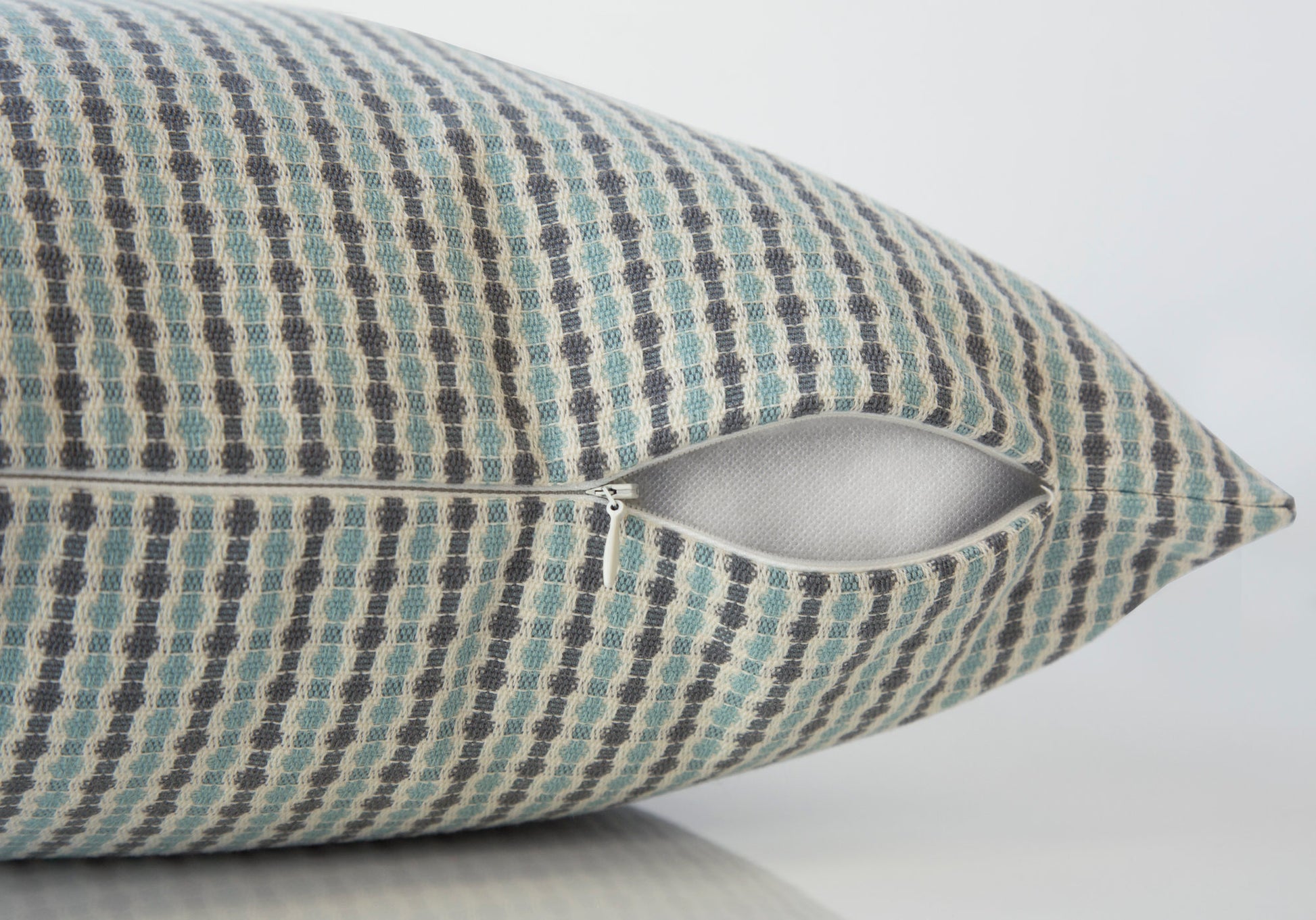 Pillows, Set Of 2, 18 X 18 Square, Insert Included, Decorative Throw, Accent, Sofa, Couch, Bedroom, Blue And Grey Hypoallergenic Polyester, Modern Blue Polyester Polyester