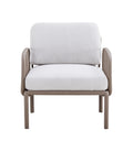 Patio Indoor Outdoor Garden Twin Sofa Armchairs Plastic With Soft Cushion Weather Waterproof Chair Sectional Furniture For Balcony Garden Pool Lawn Backyard Morden Design Sitting Room Seat Sofa White Fabric Plastic