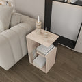 Side Table Sallis, Living Room, Pearl Black Multi Particle Board Engineered Wood