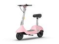 Electric Scooter With Foldable Seat W 35 Miles Operating Range & 15.5Mph Max Speed Pink Pink Aluminum