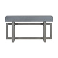 Elegant Console Table With Three Drawers, Extra Long Entryway Table For Entryway, Hallway, Living Room, Foyer, Corridor Antique Gray Primary Living Space Artsy Drawers Mdf