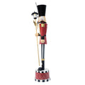 Classic Iron Nutcracker For Holiday Decor Red Iron