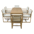 Patio Dining Set Outdoor Dining Table and Chair Set yes-light teak-weather resistant frame-water