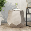 Calgary Side Table - Light Grey Magnesium Oxide