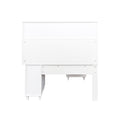 Home Office Computer Desk White Particle Board Mdf