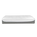 Ultra Plush 13 In. Medium Gel Memory Foam Mattress For Full Size Bed In A Box With Double Layered Jacquard Cover Grey White Bedroom Modern Memory Foam Polyester Full