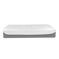 Ultra Plush 13 In. Cal King Medium Gel Memory Foam Mattress In A Box With Double Layered Jacquard Cover Grey White Bedroom Modern Memory Foam Polyester California King