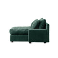 Modern Luxury Sofa Couch For Living Room Quality Corduroy Upholstery Sleeper Sofa Bed Daybed Green Green Corduroy 1 Seat