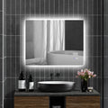 Homcom Led Bathroom Mirror With Lights, 35