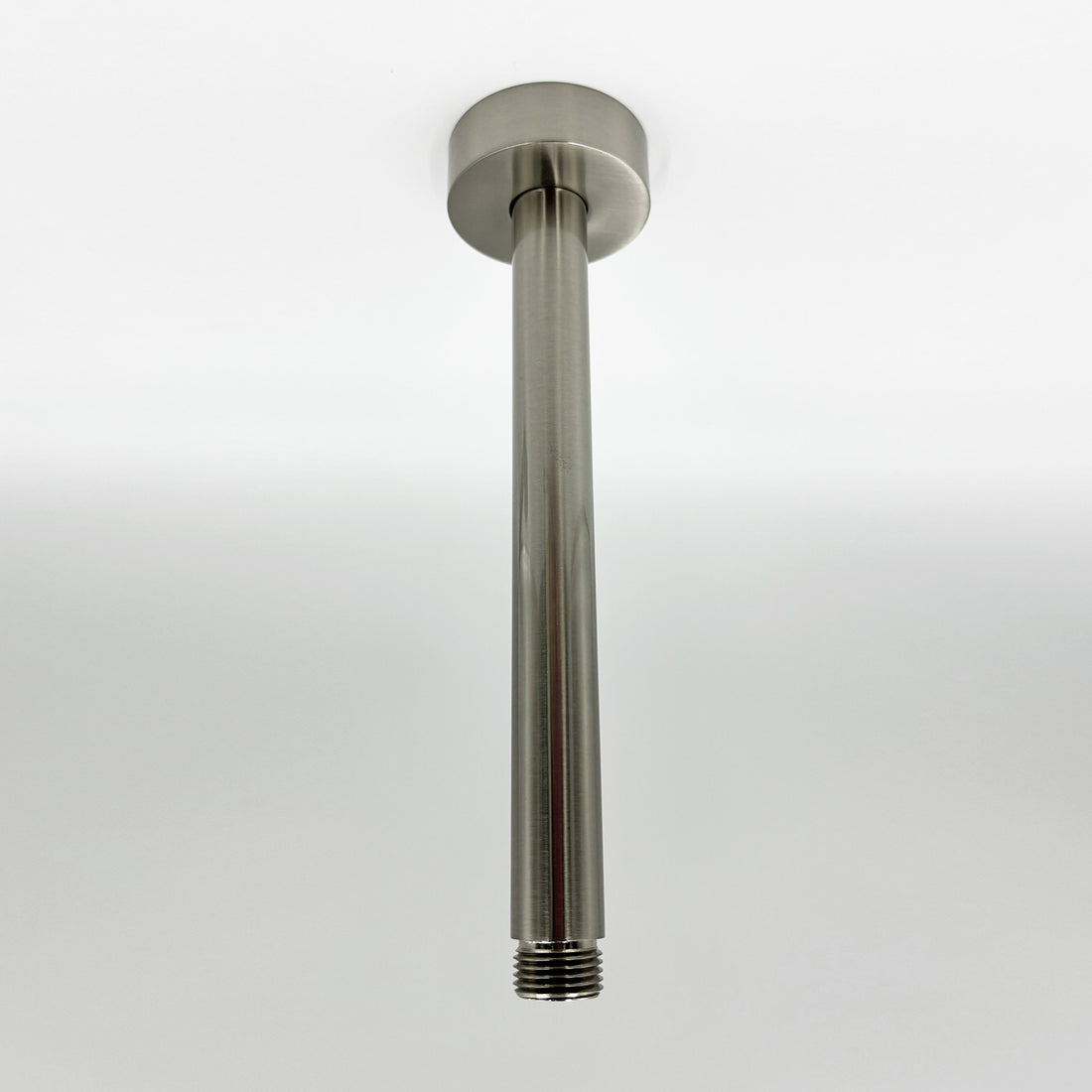 Ceiling Mounted Shower Arm With Flange, Rain Shower Arm Universal Connection, For Fixed Rain Shower Head, 304 Stainless Steel, Bathroom Accessories Brushed Nickel Stainless Steel