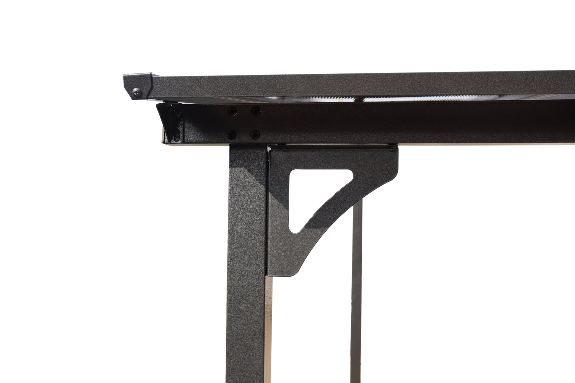 10' X 12' Outdoor Pergola Gazebo,Wall Mounted Lean To Metal Awning Gazebo With Roof,Large Heavy Duty For Patio,Decks,Backyard Grey Metal