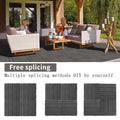 Wood Plastic Composite Deck Tiles Set Of 20, Sustainable Fsc Composite Decking Resist Rust, Water, Weather, Easy To Diy & Maintain, Ideal For Patios, Balconies, Rooftops, Light Gray Light Gray Wood Plastic