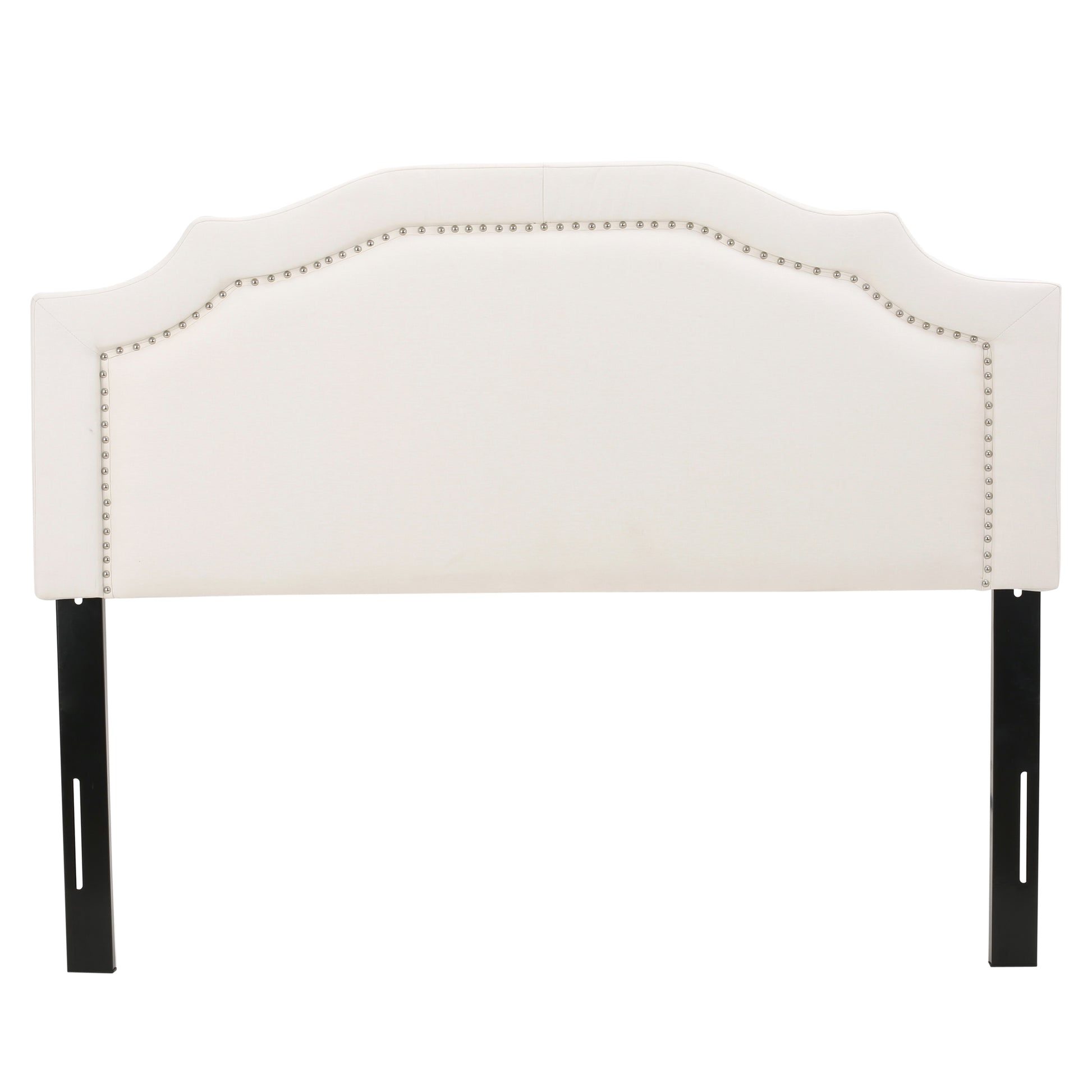 Broxton Headboard Queen Ivory Fabric