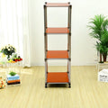 Korean Orange 4 Tier Heavy Duty Stainless Steel Storage Shelving Unit, 100Lbs Shelf 49