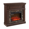 Electric Fireplace With Mantel,Fireplace Mantel Surround With 23