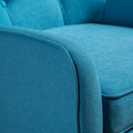 Arm Chair Teal Fabric