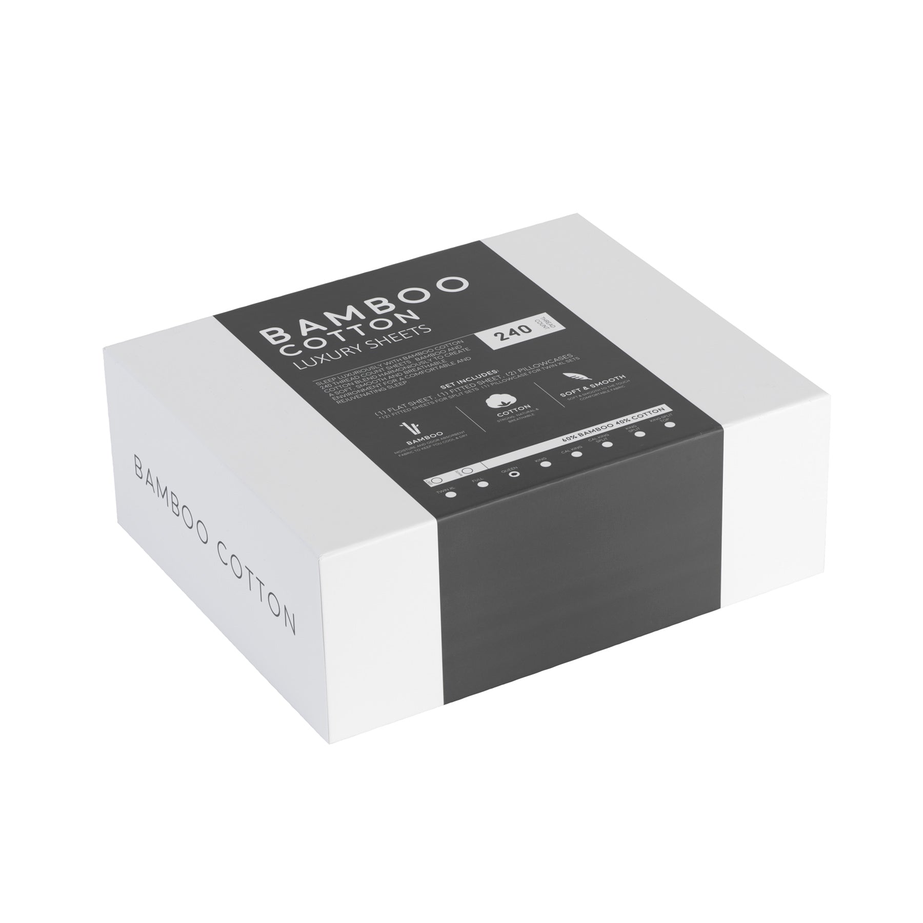 Bamboo Cotton Sheets Soft And Smooth With Viscose From Bamboo Ivory King Split Head Ivory Cotton