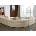 Arrived Oversized Combination Sofa,Curved Sofa,Upholstered 4 Seater Couch For Living Room, Modern Modular 3 Piece Free Combination, Semicircular Modular Sofaboucle, Khaki Khaki Polyester Primary Living Space Soft Tight Back Modern Square Arms Foam