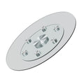 Double Layer Rotatable Round Glass.The Rotatable Design Makes It More Convenient To Retrieve And Place Items.The Upper Glass Has A Diameter Of 24 Inches, While The Lower Glass15 Inches. Transparent Glass