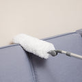 Long Handle Duster,Dust Collector With Extension Bar,Home Duster,Easy To Use And Reusable,White White Microfiber