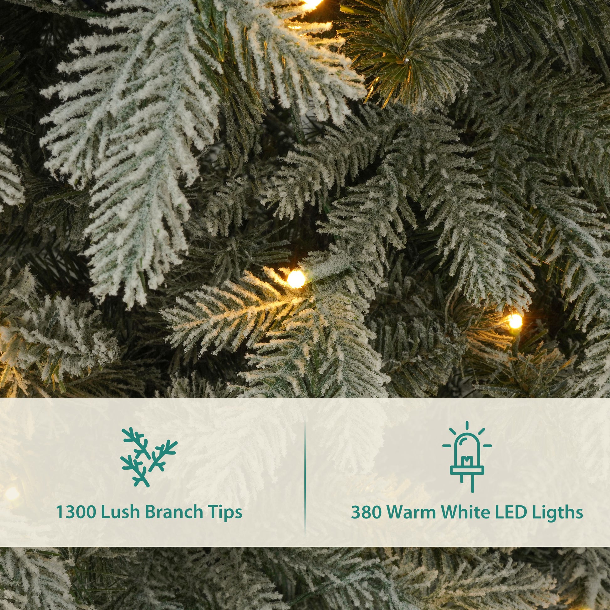 7Ft Lighted Artificial Christmas Tree With Wreath Set Of 2Christmas Tree Holiday Decoration, Creative Decorated Trees, Xmas Tree Christmas Decorations For Christmas Green Pvc