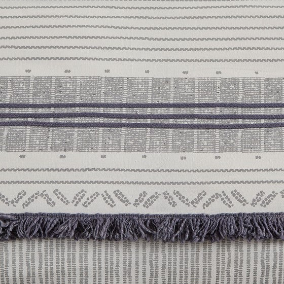 3 Piece Cotton Duvet Cover Set Queen Multicolor Cotton