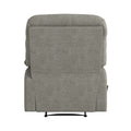 The Grayson Gray Polyester Manual Handle Wood Cushion Back Polyester