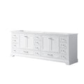 White Double Bath Vanity 84 In. W X 22 In. D White Plywood Wood