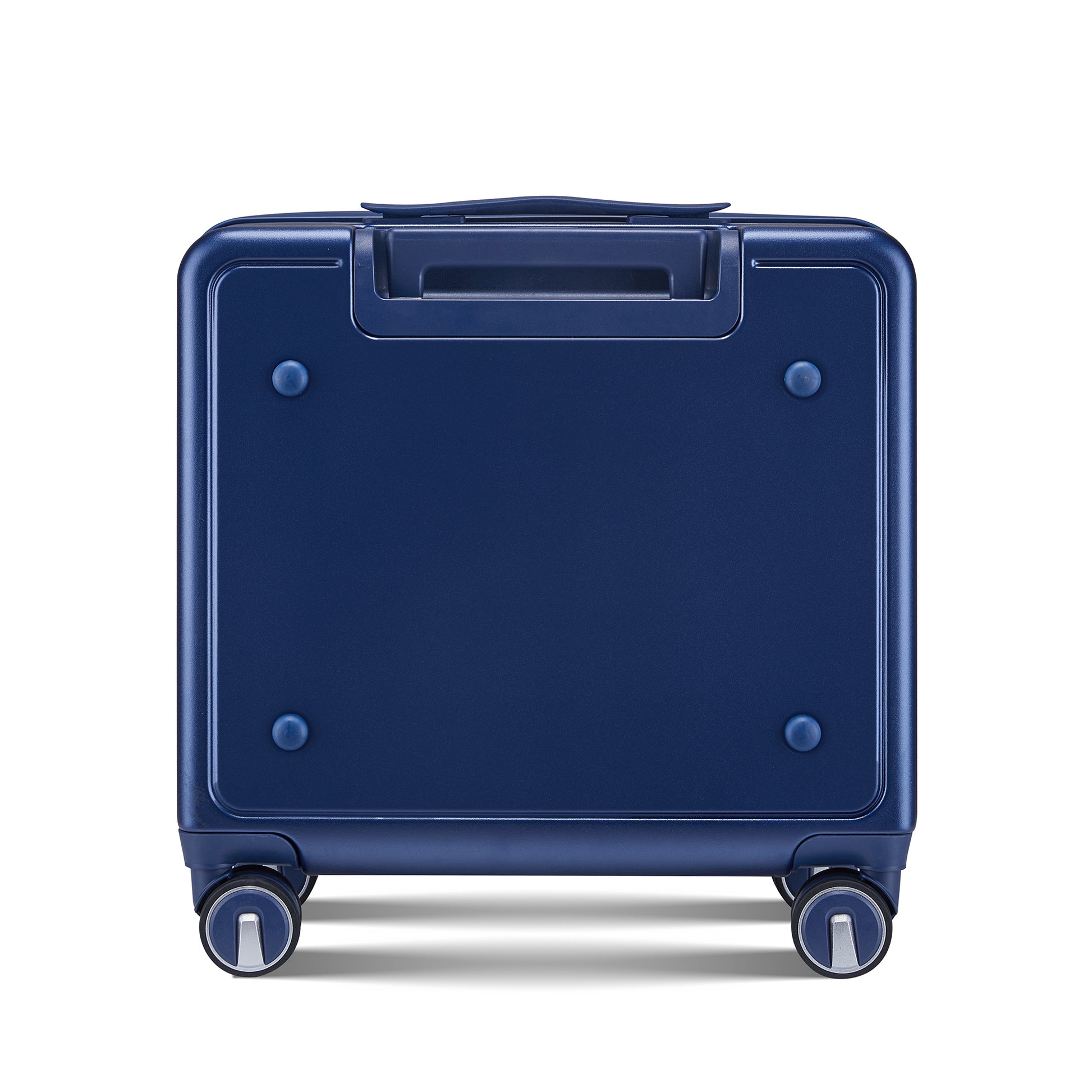 18" Carry On Luggage With Front Open Door &Laptop Interlayer, Hard Shell Suitcase Built In Tsa Luggage Lock, Hardside Lightweight Pc Travel Suitcase For Women Men With Spinner Wheels Airline Approved Navy Blue Pc