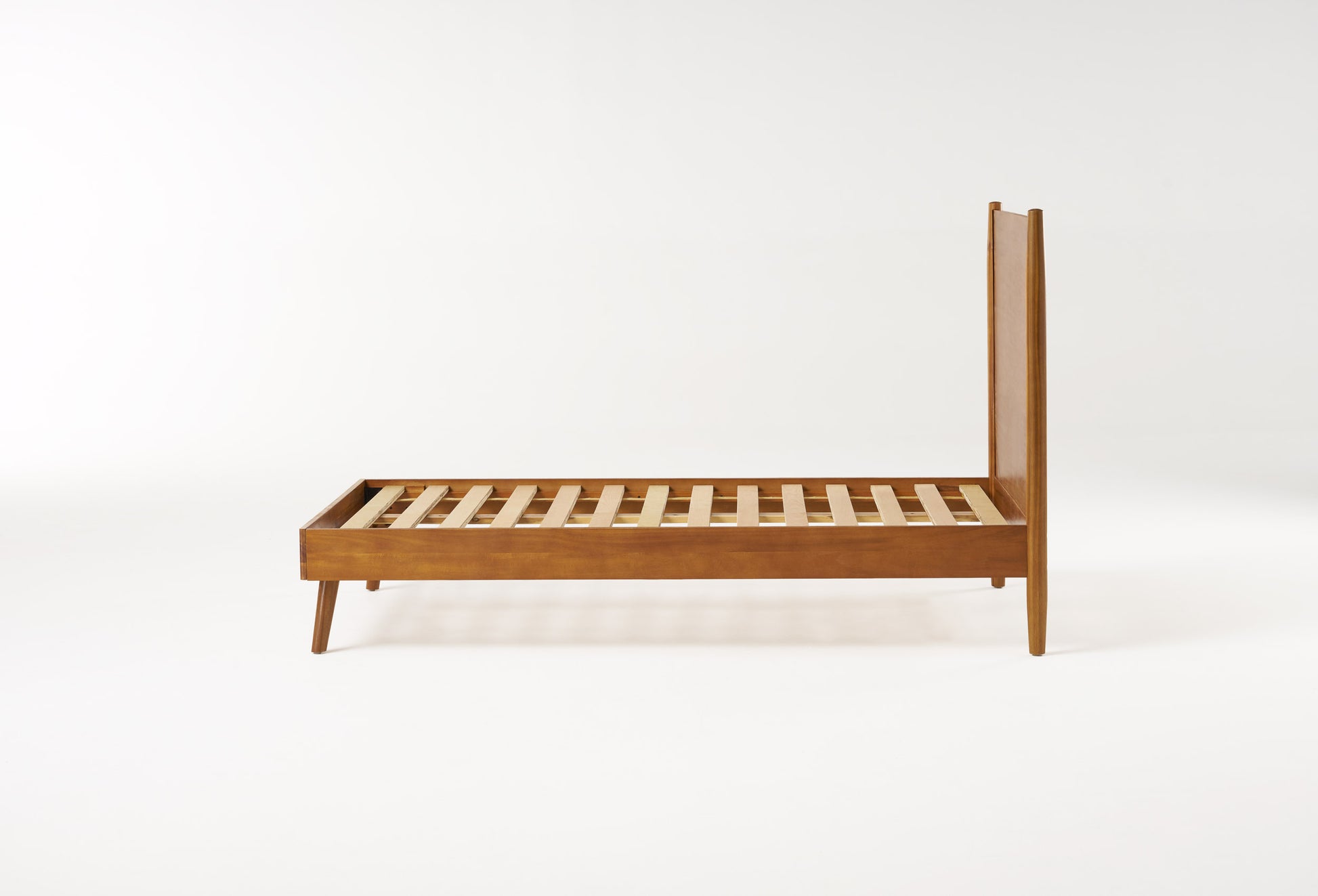 Cohron Solid Wood Platform Bed Twin Xl Bed Twin Xl Natural Acacia Wood