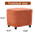 Modern Luxury Velvet Swivel Chair, 360 Swivel Comfort Round Armchair, Single Sofa Chair With Lounge Seat For Bedroom Office Reading Space, Set Of 1 ,Orange Orange Wood